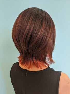 カフカヘア 吉祥寺店(kafka hair) ミディアムウルフ◇絶壁解消◇外ハネ