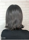 切りっぱなしボブ