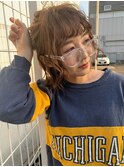 ミルクティーベージュボブ
