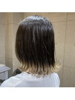 カラリア(COLORIA)&nbsp;【Summer hair☆ 】ハイトーンベージュ×ミディアムボブ