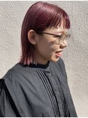 ボブ×ピンクパープル