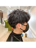 【今井良輔】リバースセンターパート アッシュブラック