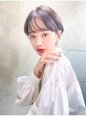 Siena ダークグレー×ショートマッシュ　渋谷
