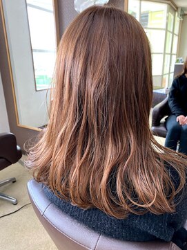 ローシュヘアー(Rosh hair) オレンジベージュロング