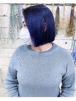 トーク 伊丹本店(TAL'KE)&nbsp;TAL'KE/バレイヤージュ×ネイビーパープル_908