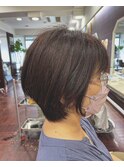 大人ショートボブ
