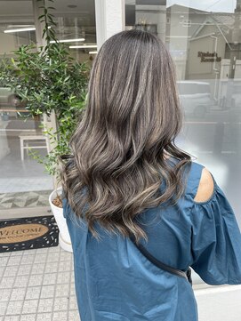 ロペ(ROPE) 【大人世代におすすめ】白髪ぼかしハイライトカラー
