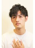 刈り上げツーブロックネープレス波打ちツイストスパイラル I