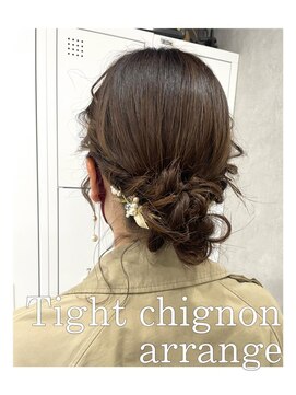 ビューティーサロン ガーデン(beauty salon garden) タイトめが可愛いシニヨンアレンジ ☆ 担当 蒼 ☆