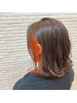 ゴッドヘアーアンドメイク 高崎店(GOD Hair&Make)&nbsp;オレンジなインナーカラー