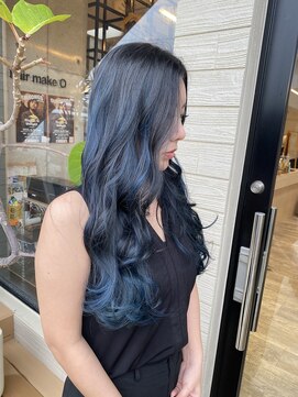 ヘアメイク ゼロ(0) ネイビーBLUE