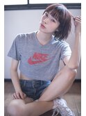 【MUUK海老名】マッシュボブ/バイオレッドブラウン
