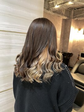 ラビスモア(Lovis moa) 切りっぱなしボブ/エアリーロング/ピンクブラウン/美髪のススメ