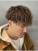 ツイストスパイラルパーマツイスパパーマ縦落ちツイスパ
