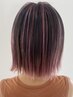 【外国人風.2／ブリーチ込】コントラストブリーチカラー＋カット￥21890→→