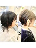 本厚木美容室　ショートボブ　キッズカット小顔オール世代◎