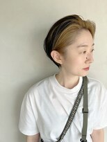 ラトリエコンタン(L´atelier Content)&nbsp;バングカラー×マッシュショート