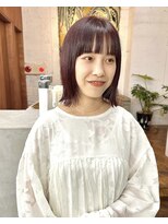 アペロ 柏(Apero)&nbsp;ローズブラウン/外はねボブ