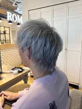 ローマ ギンザ(ROMA Ginza) メンズショート × シルバーアッシュ