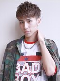 ツーブロックマッシュショート