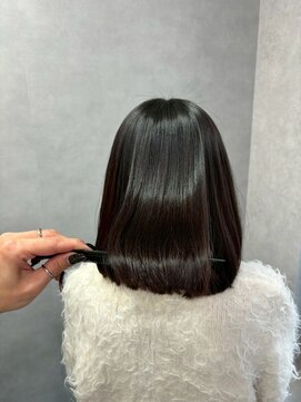 ウル バイ ドット(ulu by dot.) 【仁藤】髪質改善カラー/白髪ぼかしハイライト[町田駅/髪質改善]