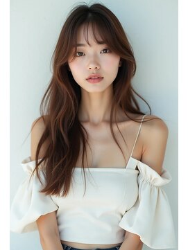 コノア スパーク(Conoah spark) 美髪ロング×ワイドバングで垢抜けイメチェン