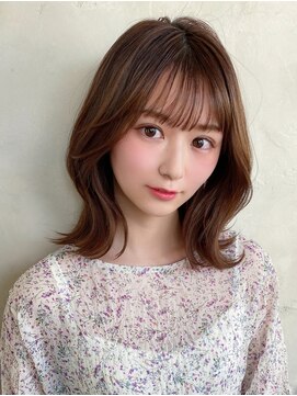 アフロートフクオカ(AFLOAT FUKUOKA) 【福岡初出店☆AFLOAT 福岡】小顔前髪ありくびれレイヤーカット