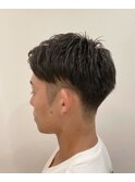 ツーブロックショートヘア