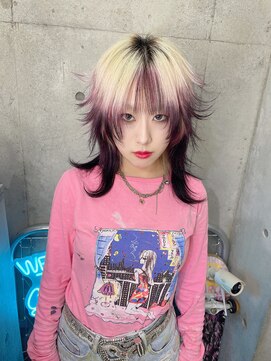 インク 渋谷(INK.) ワインレッドエンドカラー