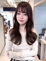 プラグ バイ ネオリーブ(plug by neolive) チェリーブラウン×髪質改善[髪質改善/縮毛矯正/韓国]