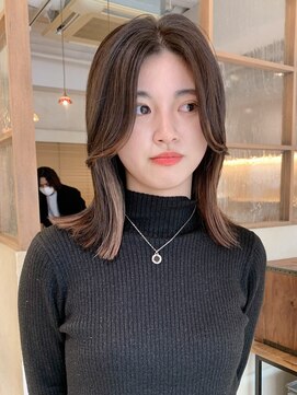 カナン(CANAAN) イヤリングカラー　インナーカラー　韓国ヘア