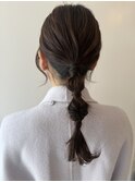 ヘアセット/ヘアアレンジ/二次会/大人美人/韓国風＠30代40代50代