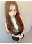 【栄矢場町】ロングヘア、ゆるふわ、顔周りカット、エクステ
