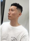 癖毛 カーリー スキンフェード 枚方