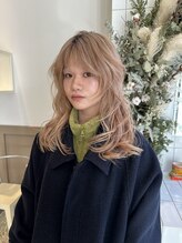 ルーイ(LOUIE)&nbsp;・・・milktea beige × 顔周りlayer・・・