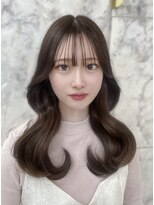 エトワ 新宿(ETOWA)&nbsp;レイヤーカット×韓国風×シースルーバング×ヨシンモリ