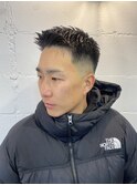 メンズカットフェードスキンフェードフェザーアップバーバー