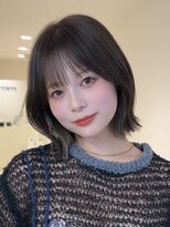 アイトーキョーエス 渋谷(AI TOKYO S)&nbsp;ミルクティーブロンド/ダークブルー/デジタルパーマ/渋谷