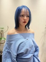 ヴィアンカ 倉敷中央通り店(Vianca) ブルーカラー/ペールブルー/アイスブルー/ブリーチ/ハイトーン