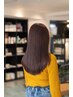 【全員】柔らか艶髪｜弱酸性ストレート＋カット＋髪質改善Tr ￥18900