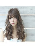 【ALLURE】ミントベージュ×スポンテニアスロング