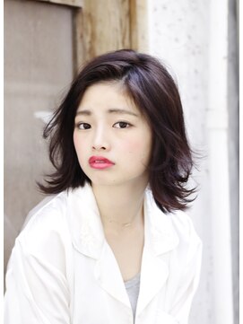 スタジオ 渋谷 原宿(Stujio) 大人クールな外ハネミディ