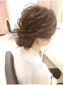 お呼ばれアップスタイル