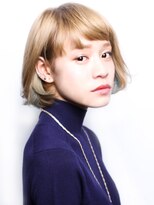 モードケイズ 本厚木(MODE K's)&nbsp;【MODE K's厚木】ブロンドエッジショート×小顔ショートボブ