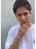 ジェットモヒカン かき上げヘア ショートレイヤー ツーブロック