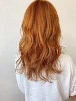 エメ ヘアー(aimer hair) オレンジカラー×レイヤーカット