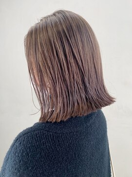 アイティー バイ アルバム 中野店(IT by ALBUM) グレージュボブ_ホワイトアッシュエアリーミディ_ba312961