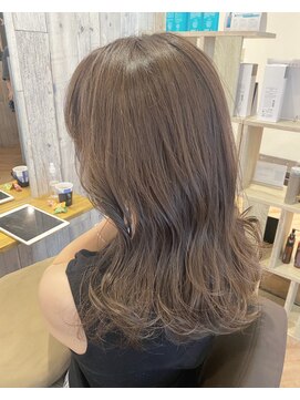 ジーナ 博多(Zina) 【Zina】マロンベージュ/ロブヘア/透明感/20代30代40代
