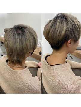 アーク(ARK from INFINI) ビフォーアフターシリーズ　ウルフからショートマッシュ