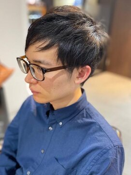 バーバーバー 四谷(BARBER-BAR) ツーセクションマッシュレイヤースタイル